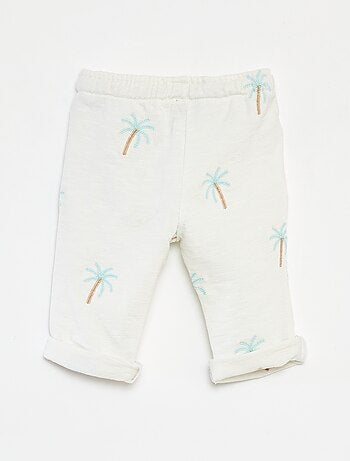 Pantaloni larghi con stampa