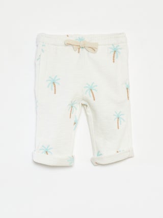 Pantaloni larghi con stampa