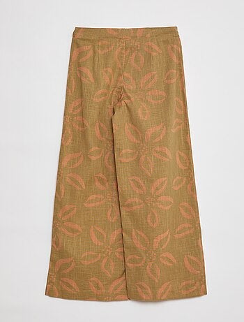 Pantaloni larghi con stampa