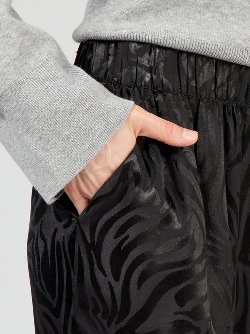 Pantaloni larghi con stampa - Kiabi