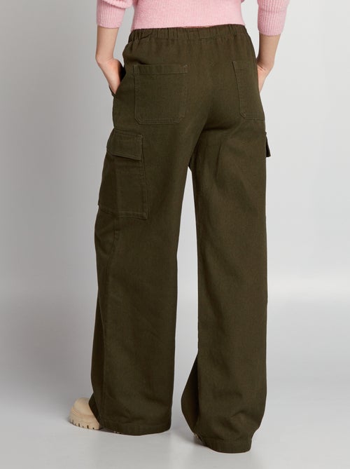Pantaloni larghi con tasche - Kiabi