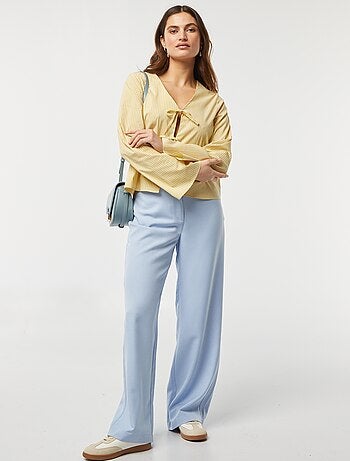 Pantaloni larghi da completo
