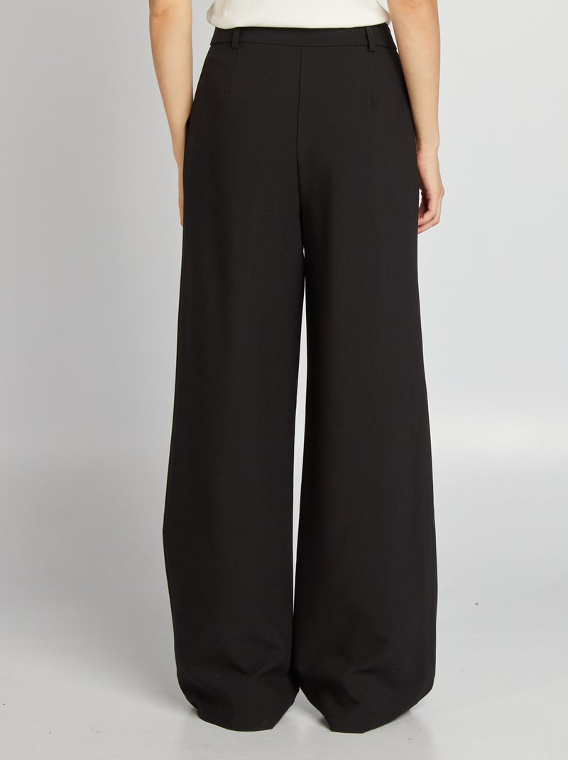 Pantaloni larghi da completo nero - Kiabi