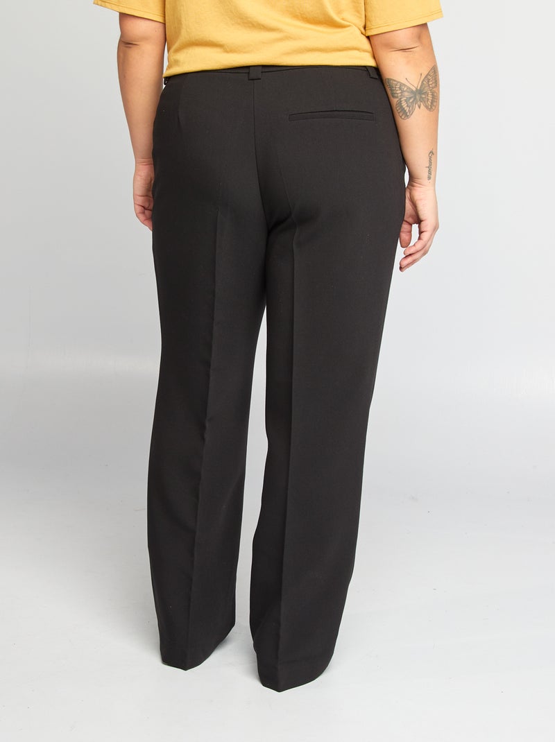 Pantaloni larghi da completo nero - Kiabi