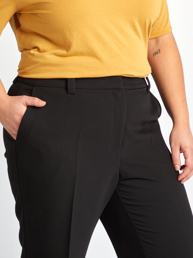 Pantaloni larghi da completo nero - Kiabi