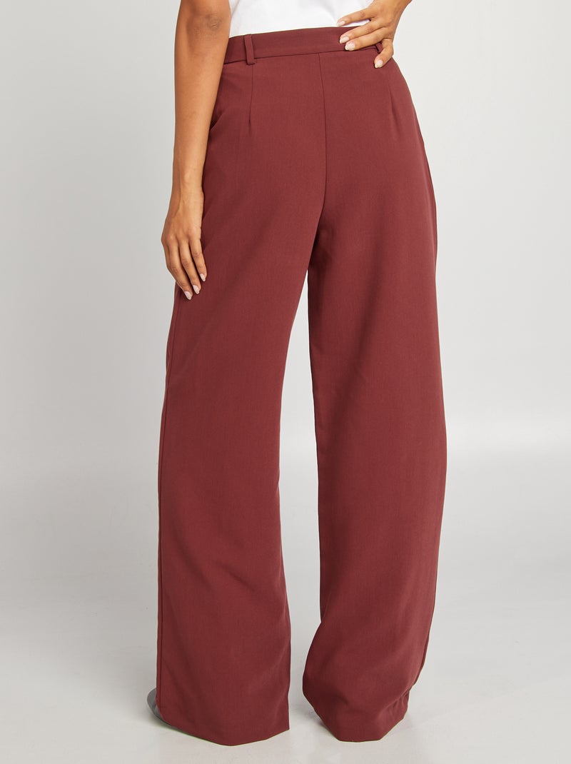 Pantaloni larghi da completo ROSSO - Kiabi