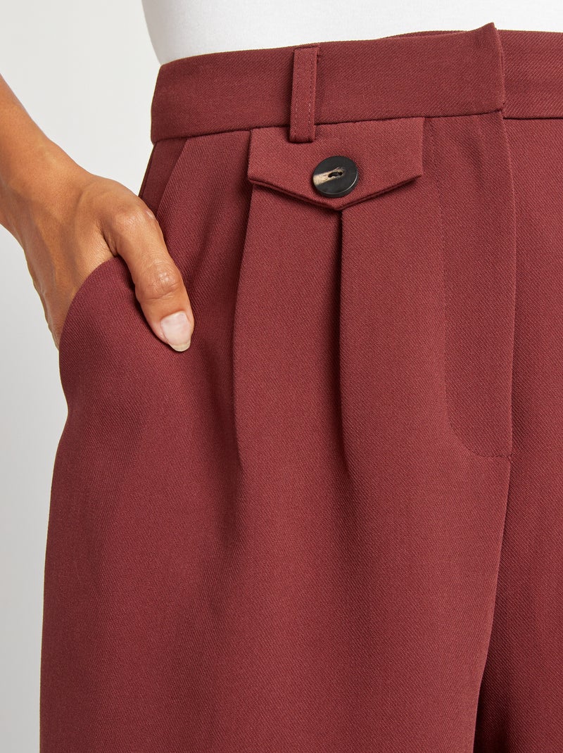 Pantaloni larghi da completo ROSSO - Kiabi