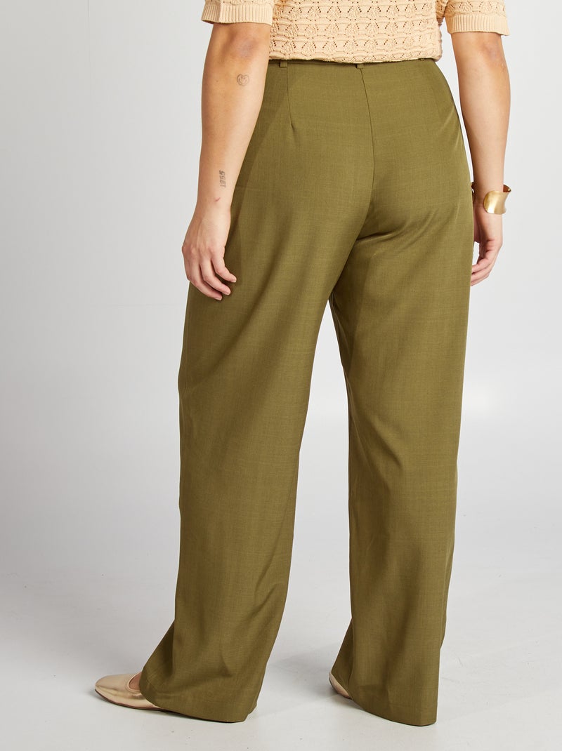 Pantaloni larghi da completo VERDE - Kiabi