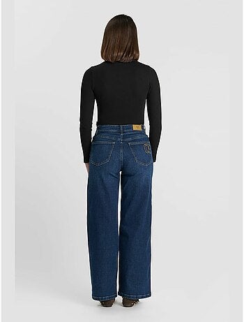 Pantaloni larghi e larghi in denim lexygi