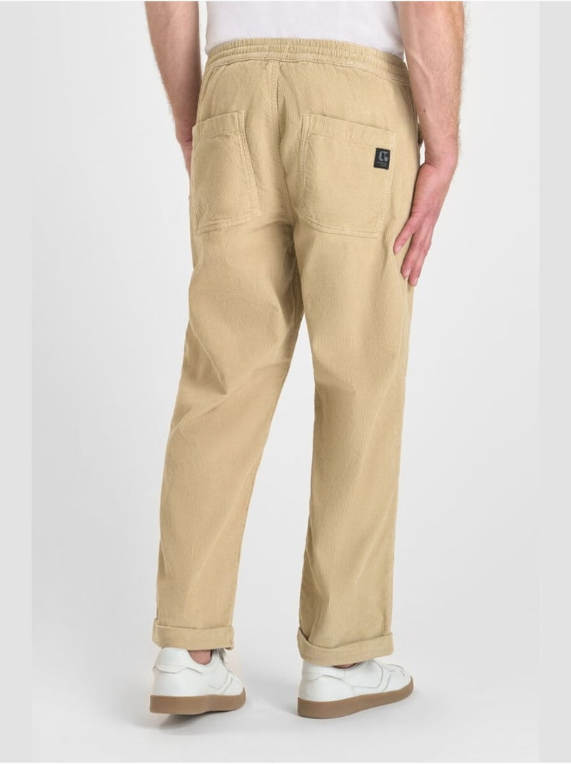 Pantaloni larghi e larghi MILAK Beige - Kiabi