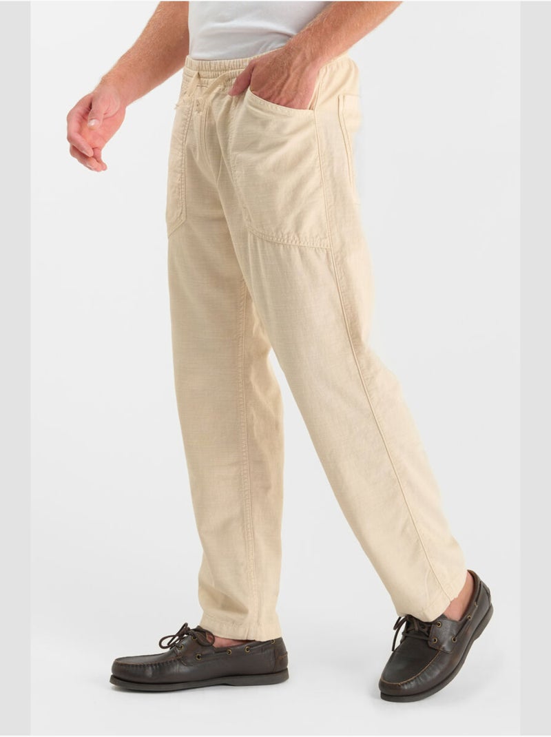 Pantaloni larghi e larghi MILAK Beige - Kiabi