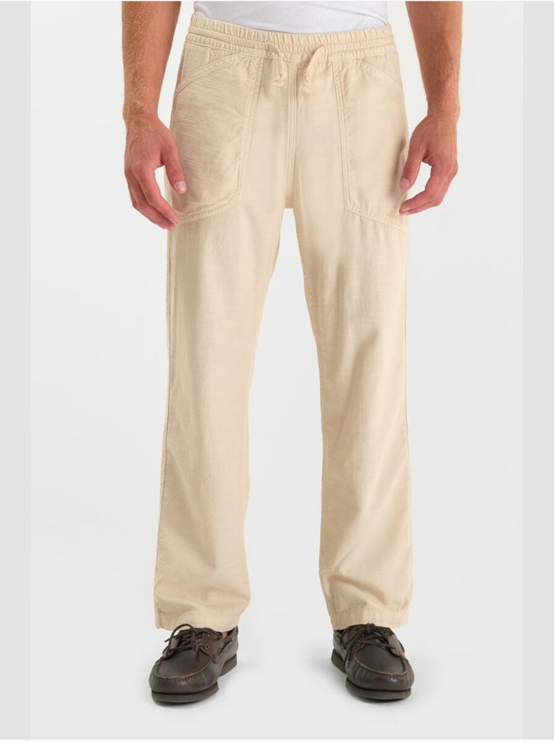 Pantaloni larghi e larghi MILAK Beige - Kiabi