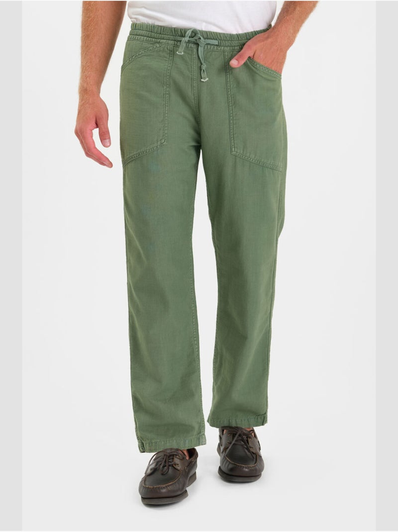 Pantaloni larghi e larghi MILAK Cachi - Kiabi