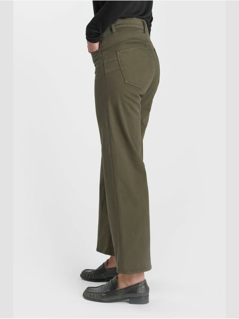 Pantaloni larghi e larghi pulphi24 Cachi - Kiabi
