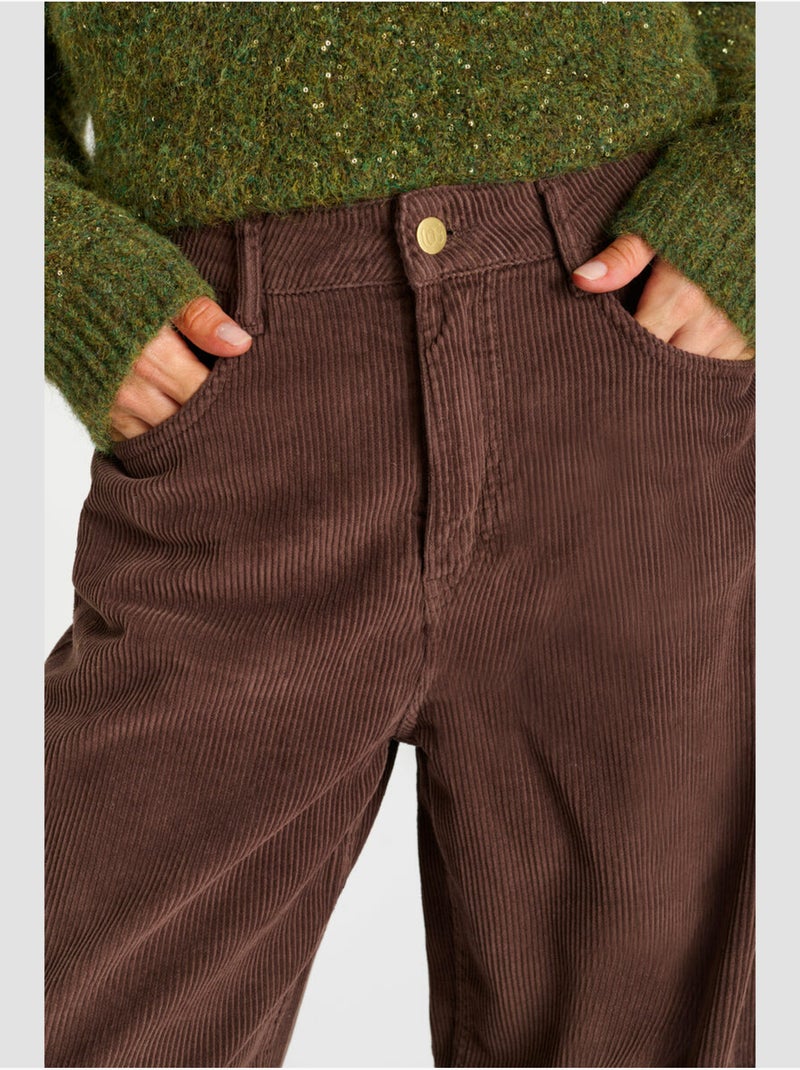 Pantaloni larghi e larghi rinavelv Marrone - Kiabi