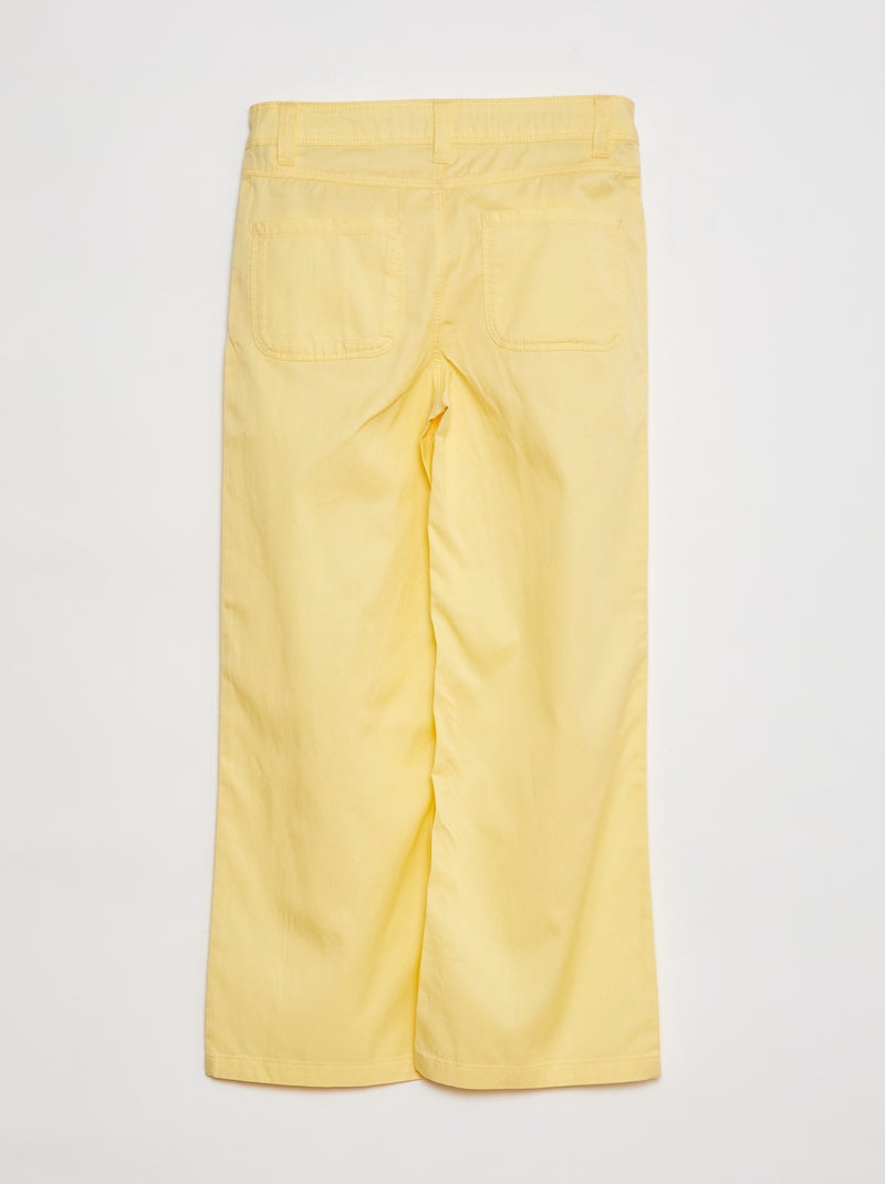 Pantaloni larghi e leggeri GIALLO - Kiabi