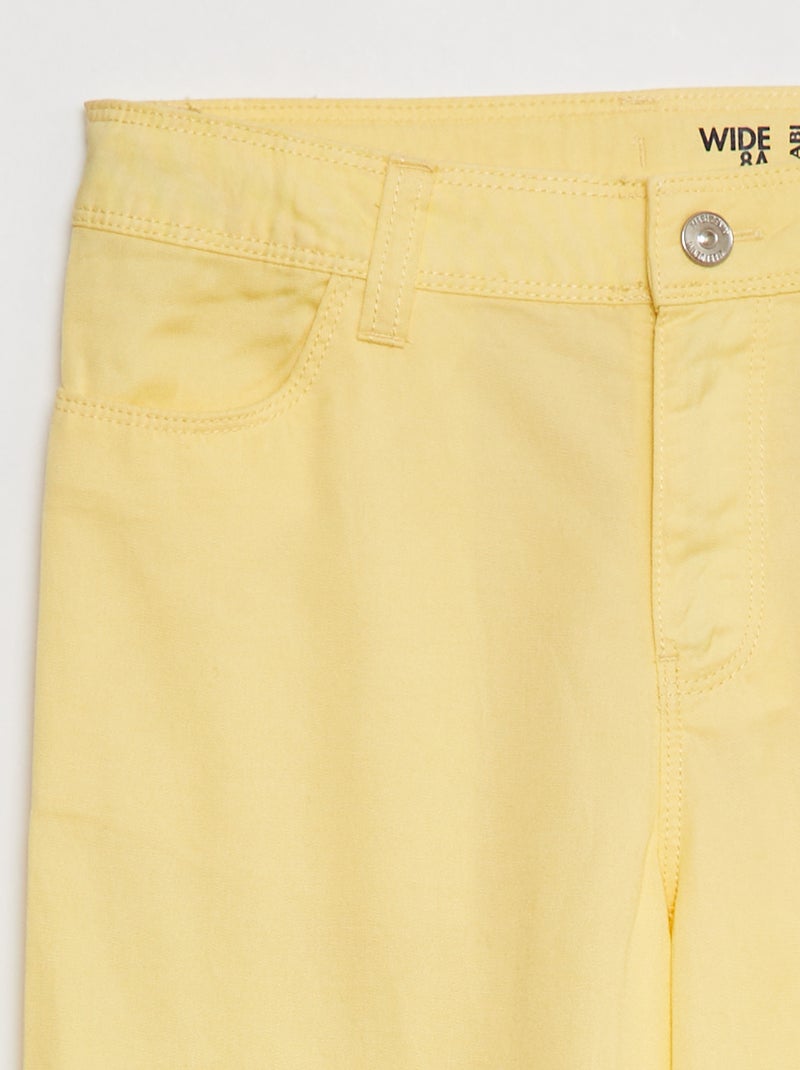 Pantaloni larghi e leggeri GIALLO - Kiabi