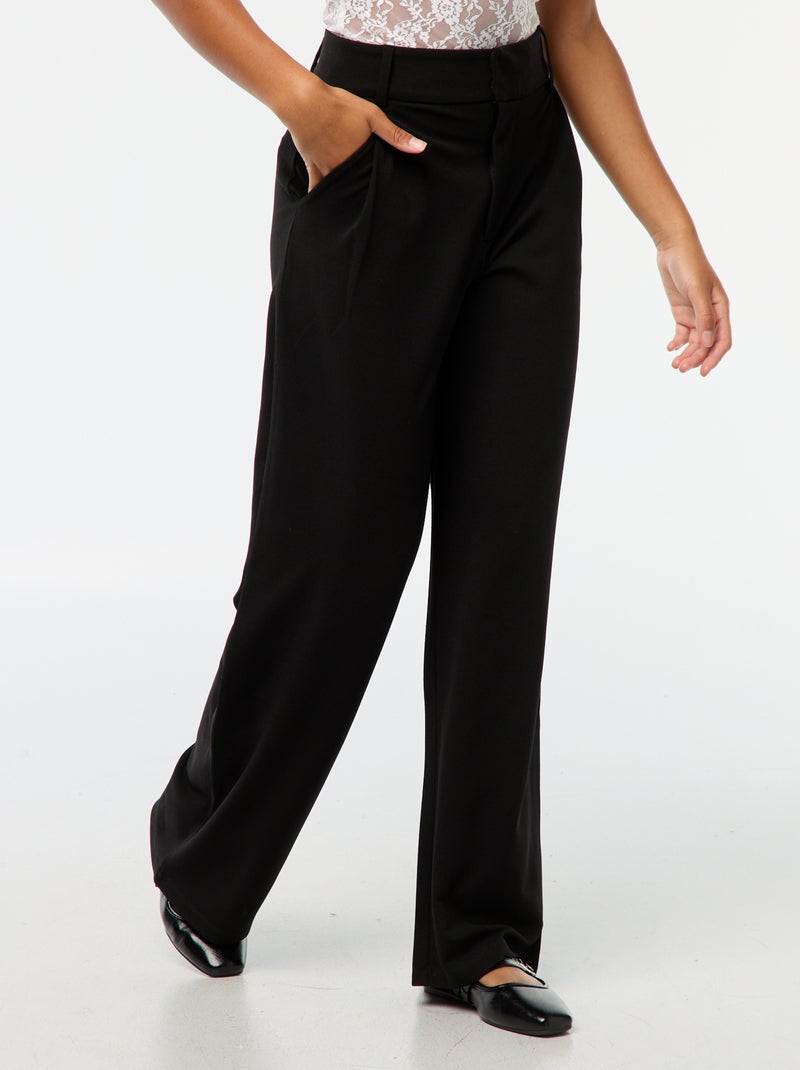 Pantaloni larghi e morbidi con zip 'JDY' nero Donna Kiabi