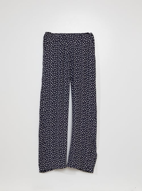 Pantaloni larghi elasticizzati - Facili da infilare - Kiabi