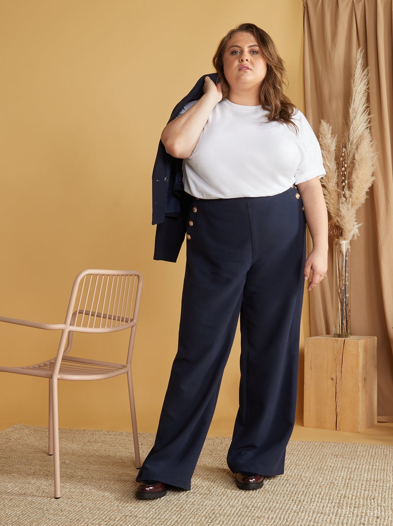 Pantaloni larghi eleganti BLU - Kiabi