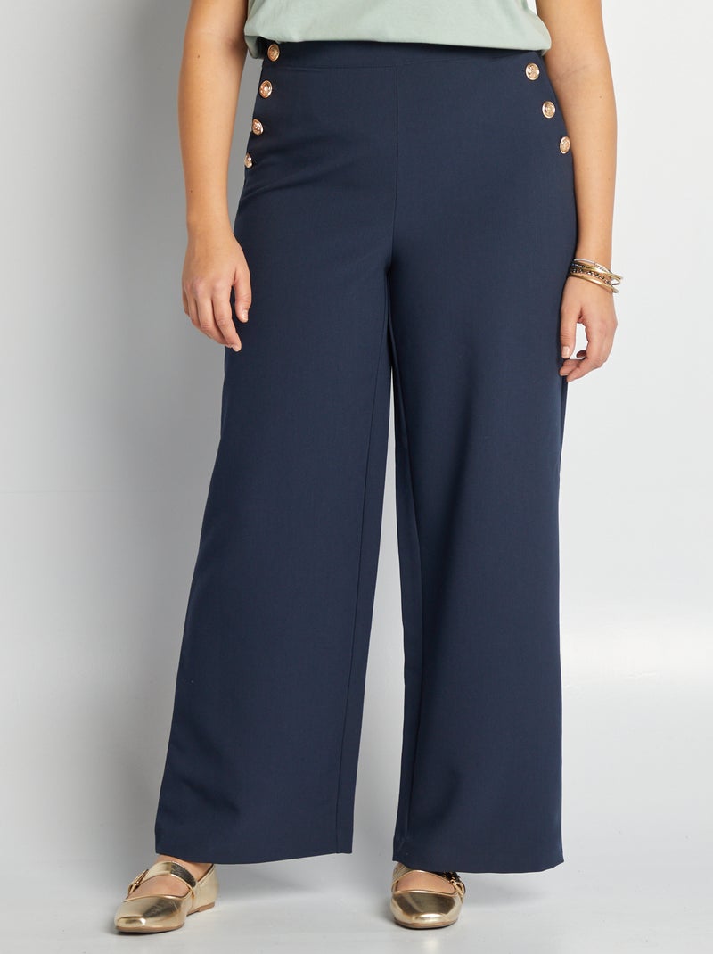 Pantaloni larghi eleganti BLU - Kiabi