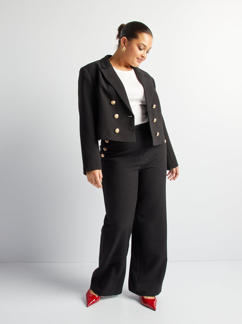 Pantaloni larghi eleganti nero - Kiabi
