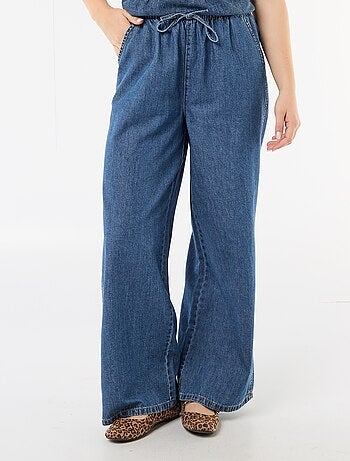 Pantaloni larghi in denim