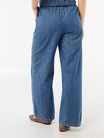 Pantaloni larghi in denim