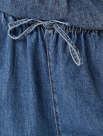 Pantaloni larghi in denim