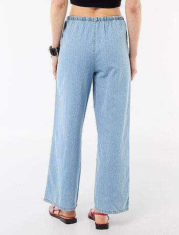 Pantaloni larghi in denim