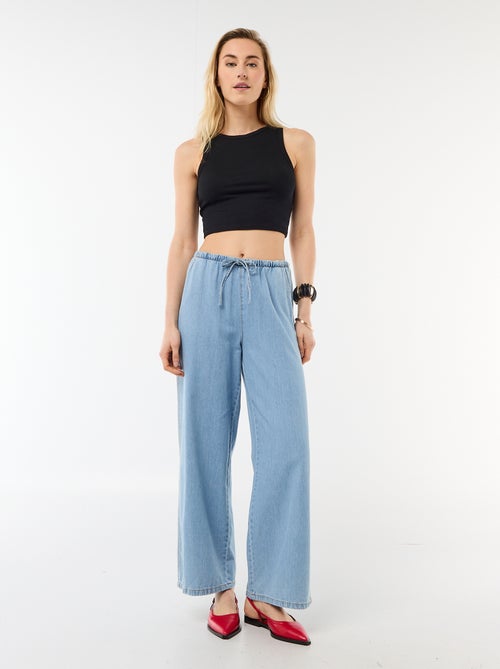 Pantaloni larghi in denim - Kiabi