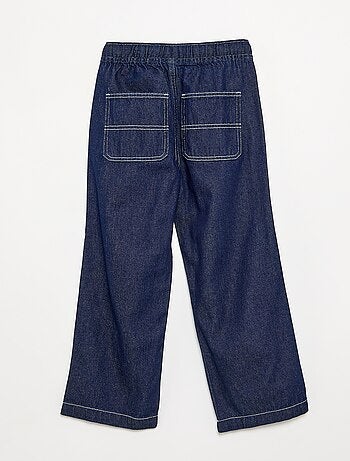 Pantaloni larghi in denim