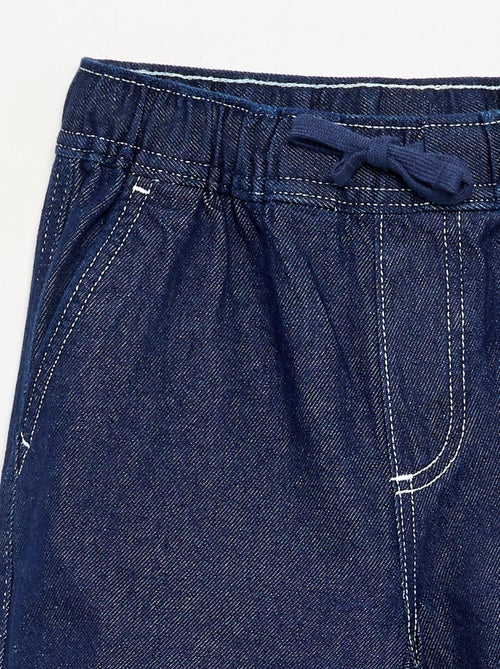 Pantaloni larghi in denim - Kiabi Pantaloni larghi in denim - Kiabi