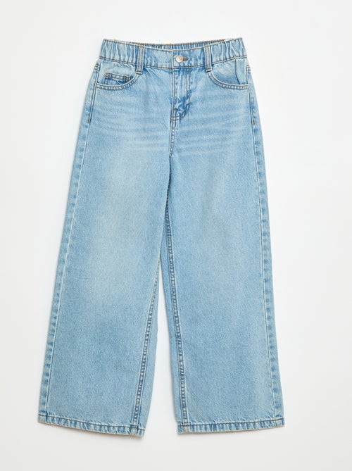 Pantaloni larghi in denim con 5 tasche - Kiabi