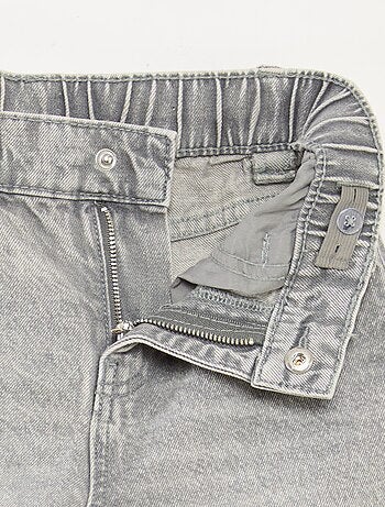 Pantaloni larghi in denim con 5 tasche