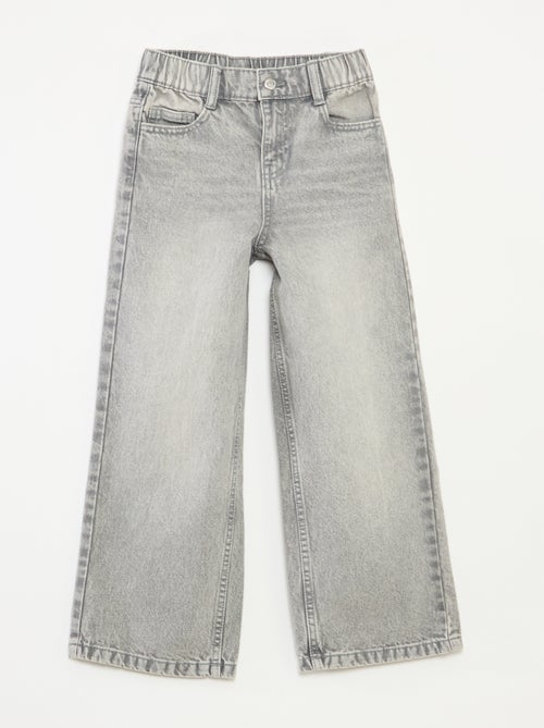Pantaloni larghi in denim con 5 tasche - Kiabi