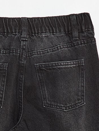 Pantaloni larghi in denim con 5 tasche
