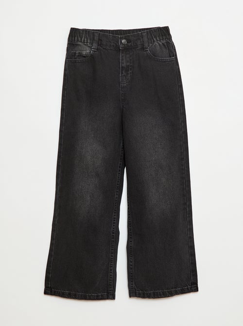 Pantaloni larghi in denim con 5 tasche - Kiabi
