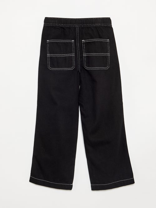 Pantaloni larghi in denim - Kiabi