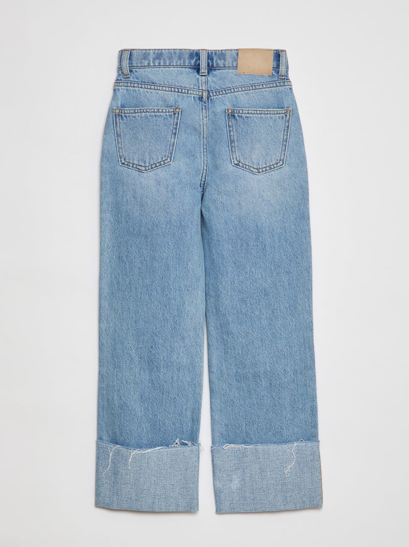 Pantaloni larghi in jeans BLU - Kiabi