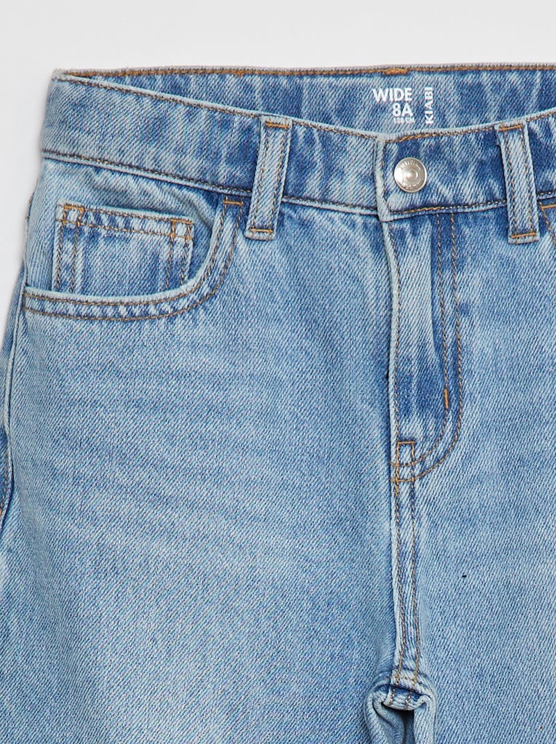 Pantaloni larghi in jeans BLU - Kiabi