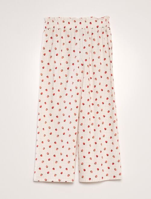 Nina Leonard Pantaloni Gamba Larga In Crêpe Stretch