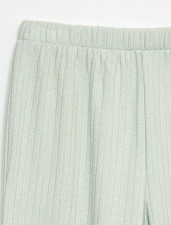 Pantaloni larghi in maglia
