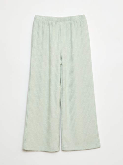 Pantaloni larghi in maglia - Kiabi