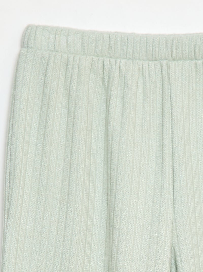 Pantaloni larghi in maglia Blu - Kiabi