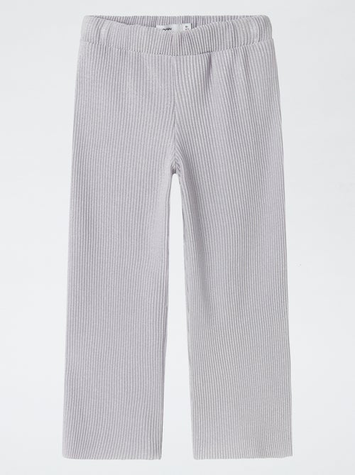 Pantaloni larghi in maglia lurex 'Guppy' - Kiabi