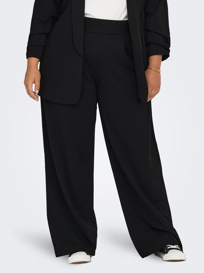 Pantaloni larghi in maglia NERO - Kiabi