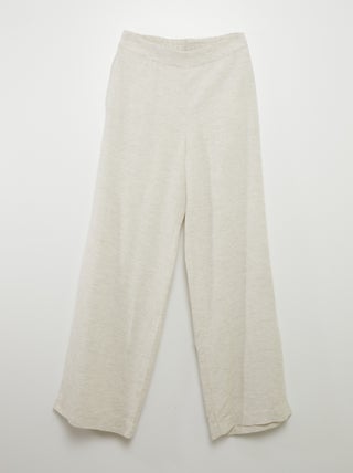 Pantaloni larghi in misto lino 'JDY'