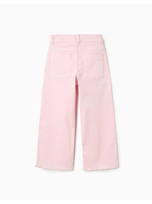 Pantaloni larghi in sargia con orli sfrangiati - Kiabi Pantaloni larghi in sargia con orli sfrangiati - Kiabi