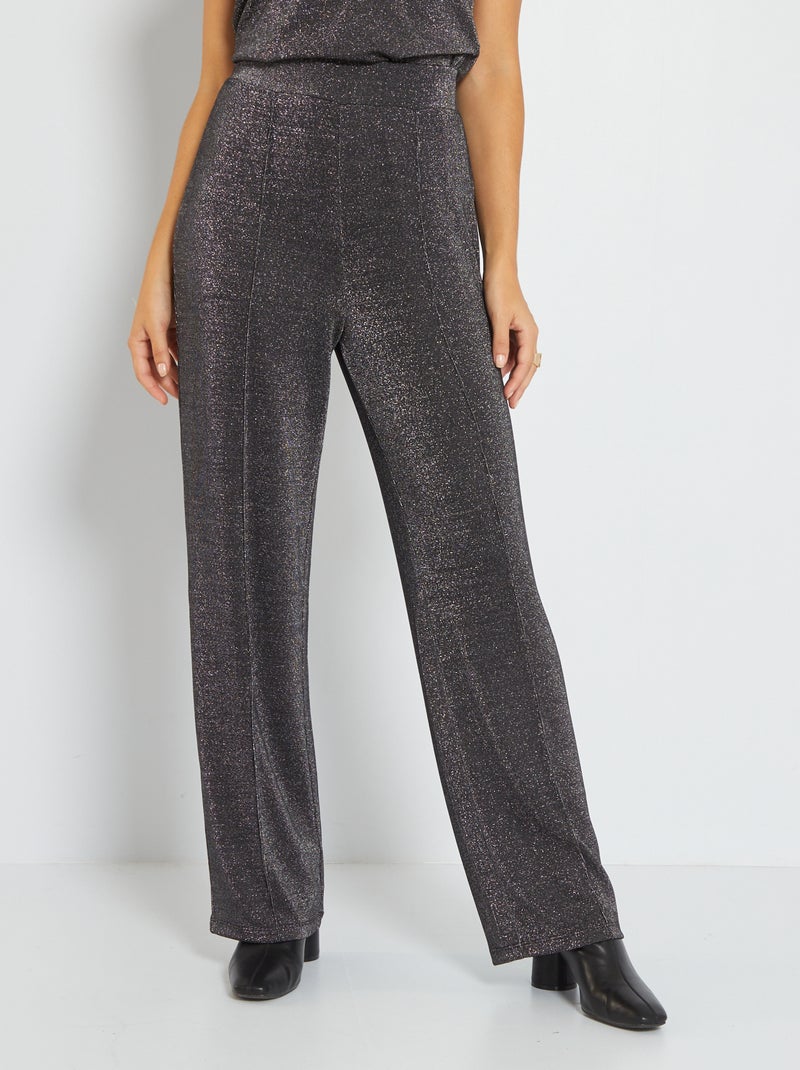 Pantaloni larghi iridescenti 'JDY' nero - Kiabi